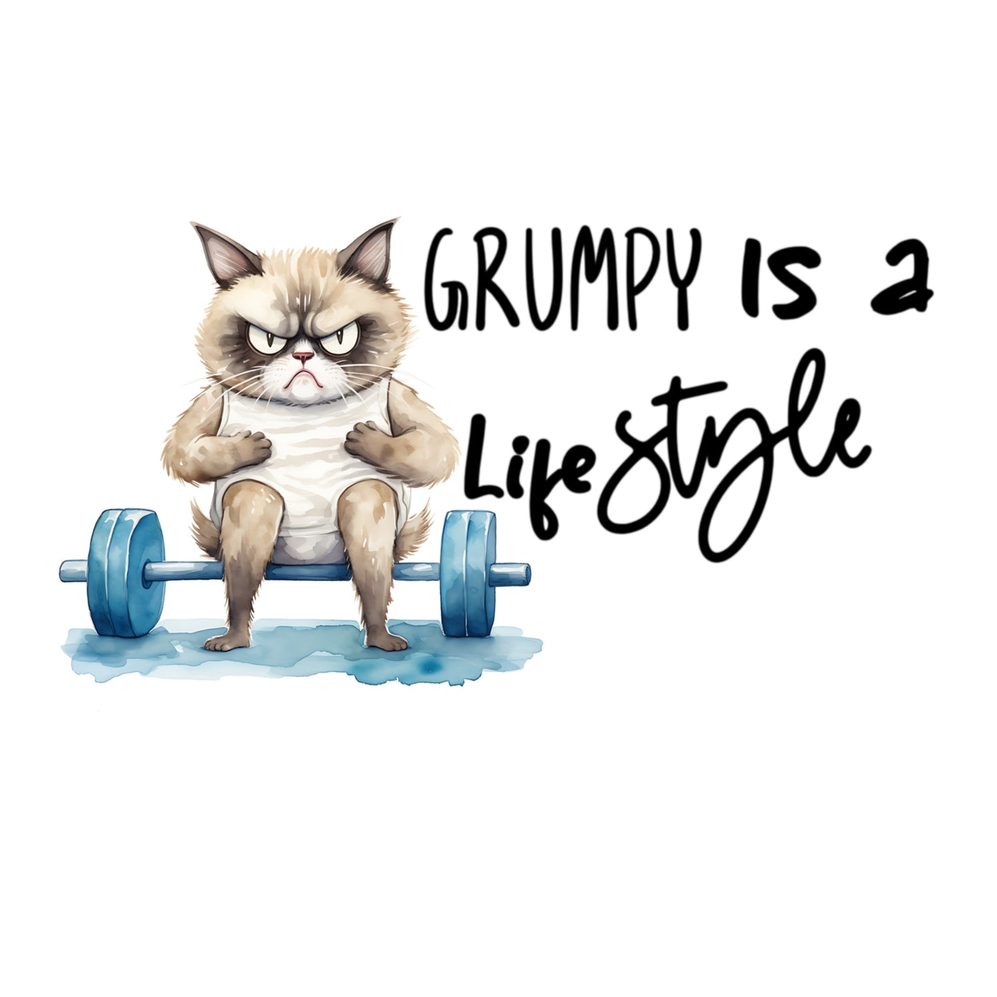 Ready to press. Grumpy friend. Grumpy is a life style