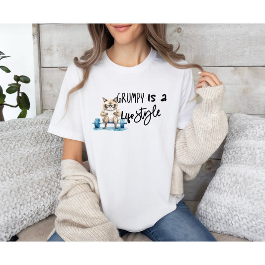 Ready to press. Grumpy friend. Grumpy is a life style