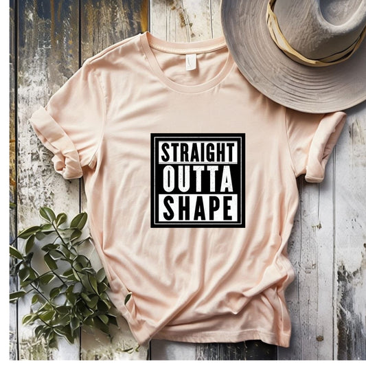 Straight out of Shape Sublimation ready to press transfer